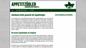 What Appetitzuegler.net website looked like in 2023 (This year)