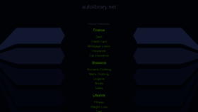 What Autolibrary.net website looked like in 2023 (1 year ago)