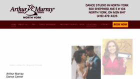 What Arthurmurraynorthyork.com website looked like in 2023 (This year)
