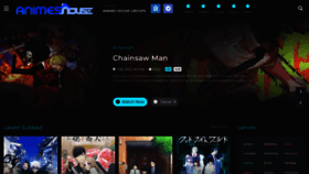 What Animeshouse.live website looked like in 2023 (This year)