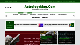 What Astrologymag.com website looked like in 2023 (This year)