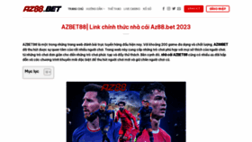 What Azbet88.net website looked like in 2023 (This year)