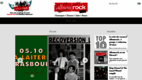 What Albumrock.net website looked like in 2023 (This year)