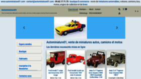 What Autominiature01.com website looked like in 2023 (This year)