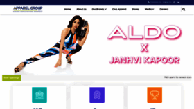 What Apparelgroup.in website looked like in 2023 (2 years ago)