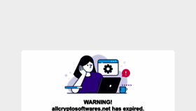 What Allcryptosoftwares.net website looked like in 2023 (2 years ago)