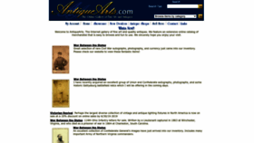 What Antiquearts.com website looked like in 2023 (This year)