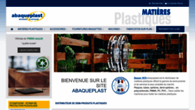 What Abaqueplast.fr website looked like in 2023 (2 years ago)