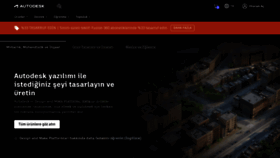 What Autodesk.com.tr website looked like in 2023 (2 years ago)