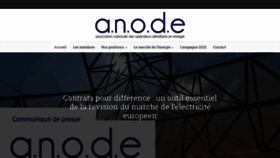 What Anode-asso.org website looked like in 2023 (This year)