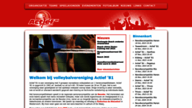 What Actief81.nl website looked like in 2023 (This year)