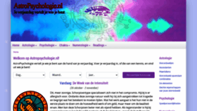 What Astropsychologie.nl website looked like in 2023 (This year)