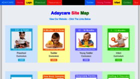 What Adaycare.com website looked like in 2023 (This year)