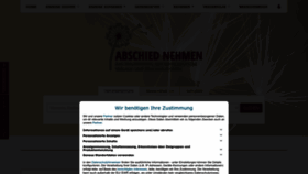 What Abschied-nehmen.de website looked like in 2023 (This year)