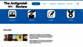What Antigonishreview.com website looked like in 2023 (This year)