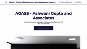 What Agass.org website looked like in 2023 (This year)