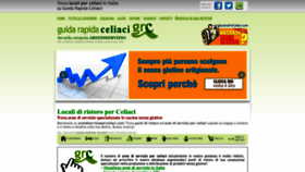 What Areediservizioperceliaci.com website looked like in 2023 (This year)