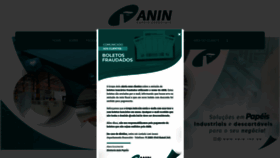 What Anin.ind.br website looked like in 2023 (1 year ago)
