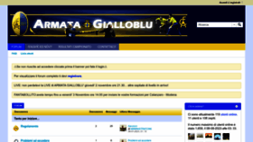 What Armatagialloblu.net website looked like in 2023 (This year)