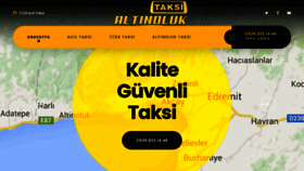 What Altinoluktaksi.net website looked like in 2023 (This year)