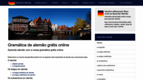 What Aprender-alemao.com website looked like in 2023 (This year)