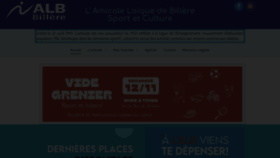 What Albbillere.fr website looked like in 2023 (This year)