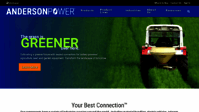 What Andersonpower.com website looked like in 2023 (This year)