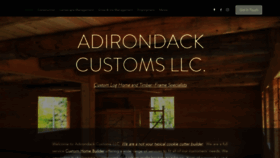 What Adirondackcustoms.com website looked like in 2023 (This year)