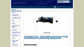 What Amadeal.co.uk website looked like in 2023 (This year)