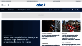 What Abcmais.com website looked like in 2023 (This year)