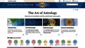 What Astrodienst.com website looked like in 2023 (This year)