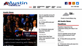 What Austinnews.net website looked like in 2023 (This year)