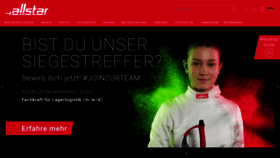 What Allstar.de website looked like in 2023 (This year)