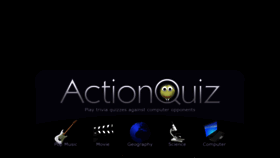 What Actionquiz.com website looked like in 2023 (This year)