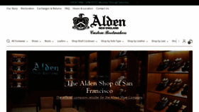 What Aldenshop.com website looked like in 2023 (This year)