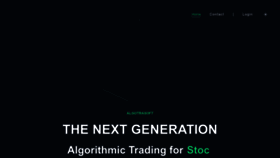 What Algotrasoft.com website looked like in 2023 (1 year ago)
