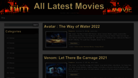 What Alllatestmovie.com website looked like in 2023 (This year)