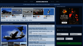 What Airliners.net website looked like in 2023 (This year)