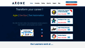 What Axone-tech.uk website looked like in 2023 (1 year ago)