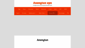 What Anonytunapk.com website looked like in 2023 (This year)