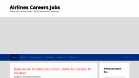 What Airlinescareer.org website looked like in 2023 (This year)
