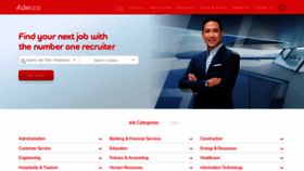 What Adecco.co.th website looked like in 2023 (This year)
