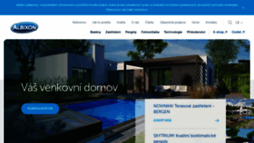 What Albixon.cz website looked like in 2023 (This year)
