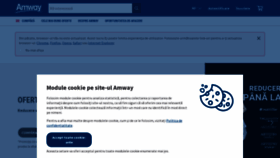 What Amway.ro website looked like in 2023 (This year)