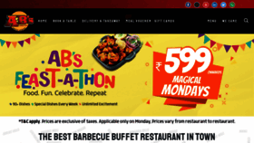 What Absolutebarbecues.com website looked like in 2023 (This year)