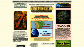 What Altcancer.com website looked like in 2023 (This year)