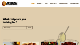What Afrifoodnetwork.com website looked like in 2023 (This year)