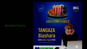 What Absalomfamily.com website looked like in 2023 (This year)