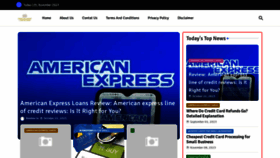 What Americancreditcardreview.com website looked like in 2023 (This year)
