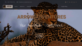 What Arrow-adventures.com website looked like in 2023 (1 year ago)